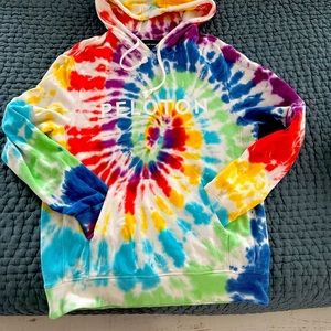 Peloton pride tie dye hoodie | Large